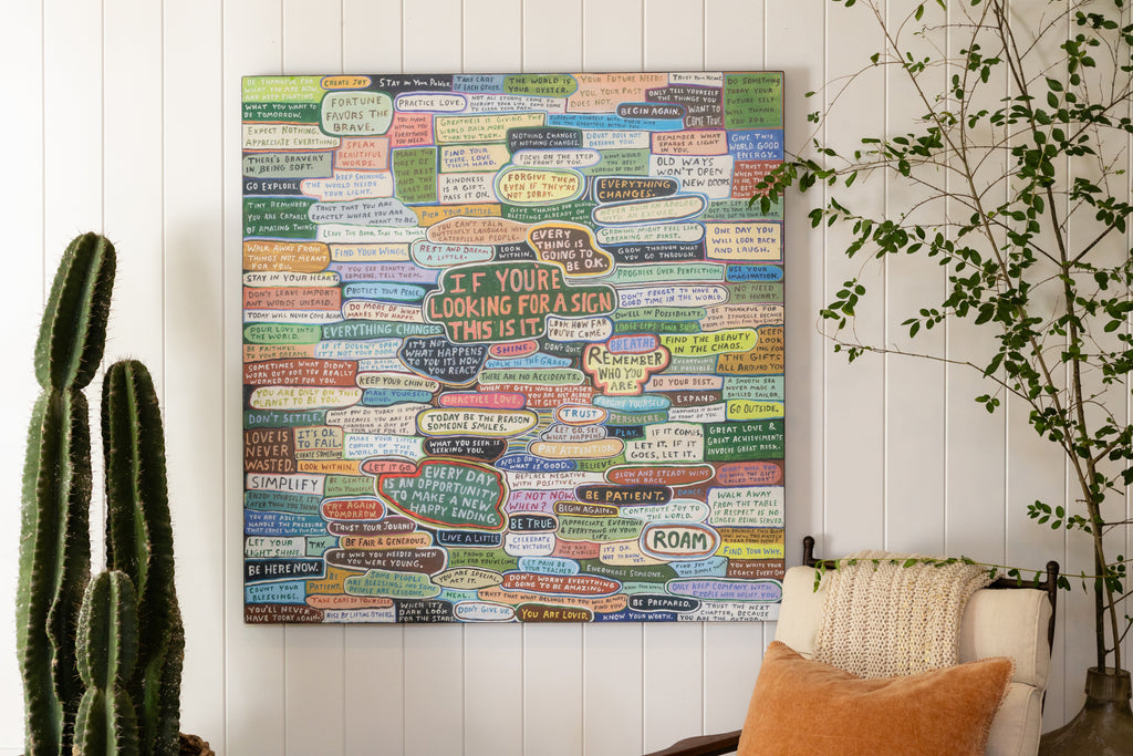 Looking for a Sign Art Print - Quick Ship