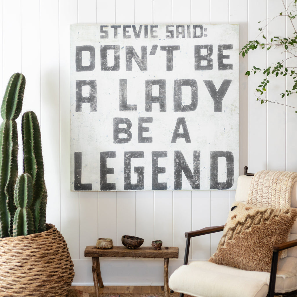 Stevie Said Art Print