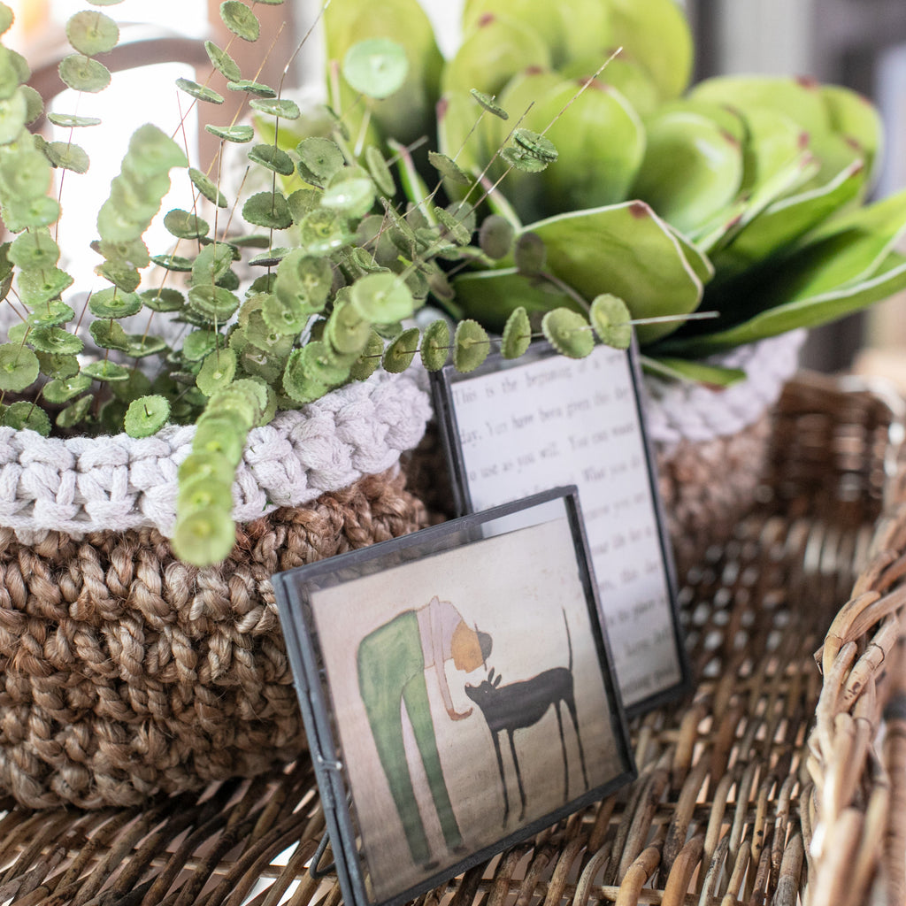 Zinc Standing Frame 4"x6" Vertical