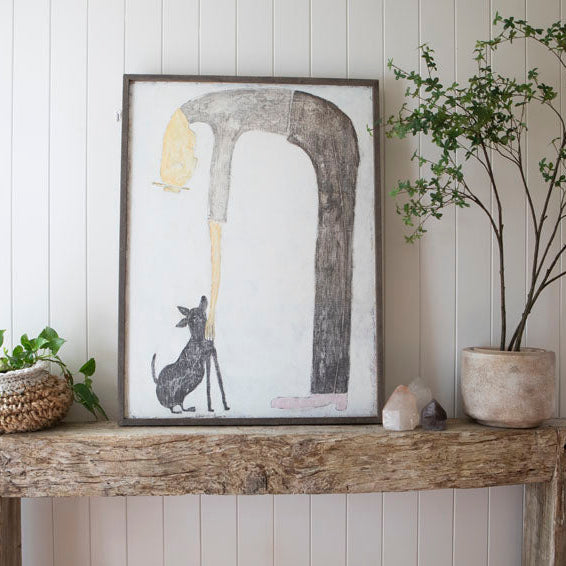 Old Friends Art Print - Grey Wood