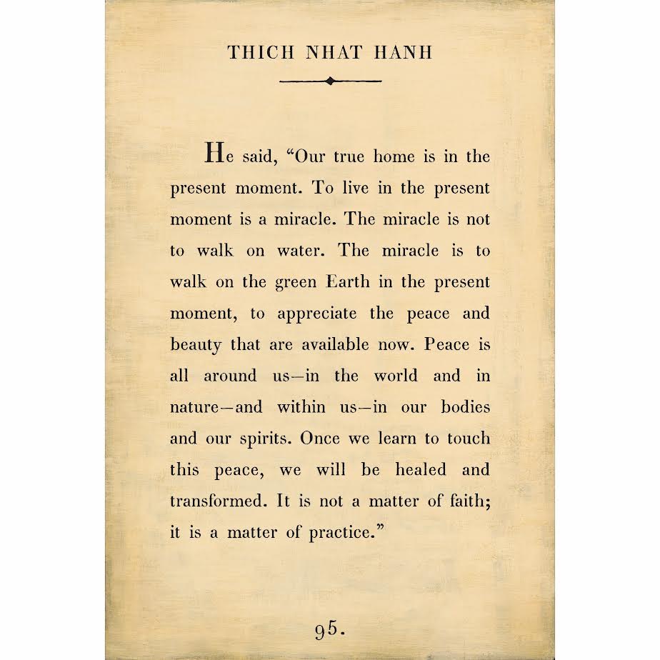 Thich Nhat Art Print