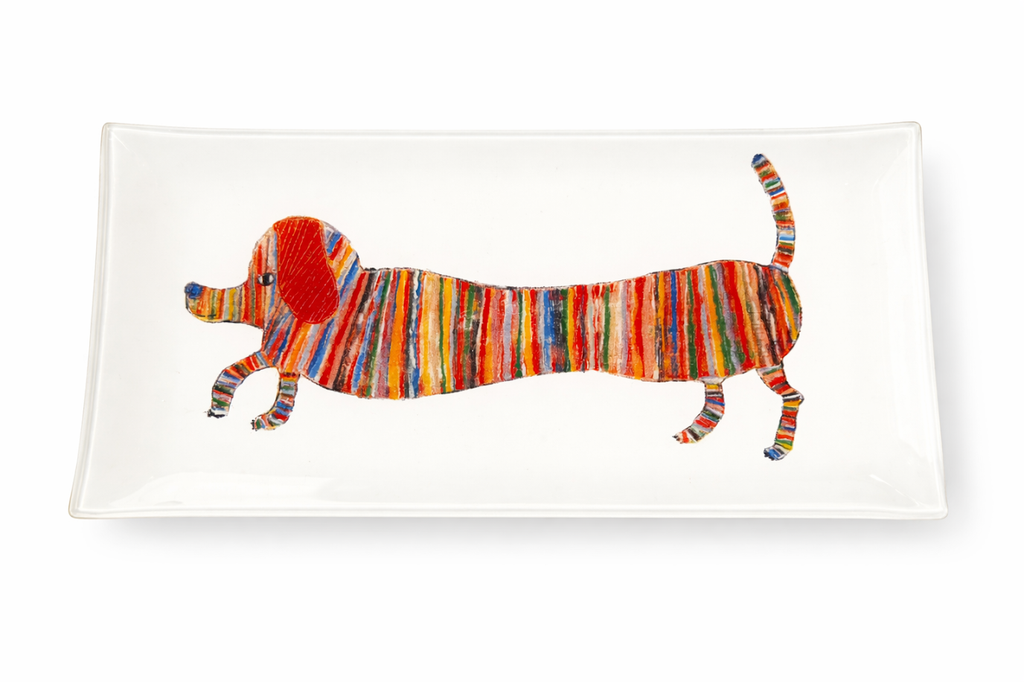 Small Rectangle Decoupage Plate