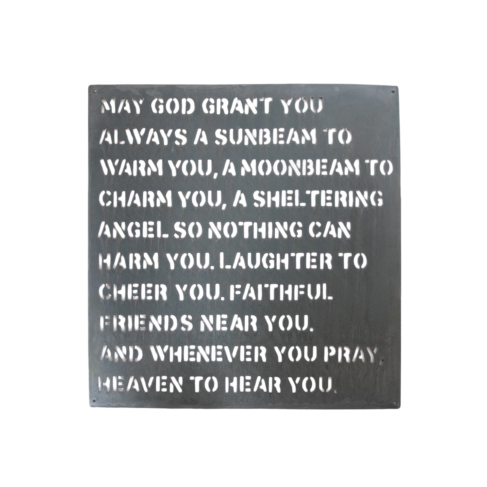 ***Metal Sign - May God Grant You 21" x 22.5"