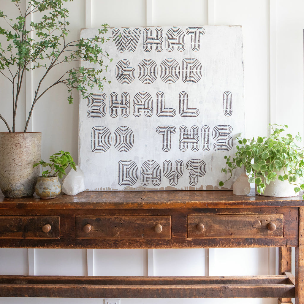 What Good Shall I Do Art Print - Gallery Wrap