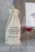 Fitness Is My Passion Wine Bag