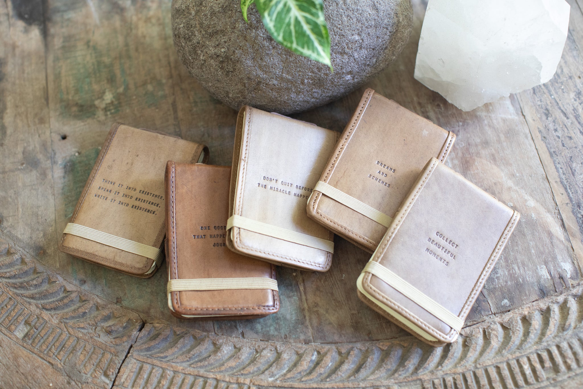 Mini Leather Journals