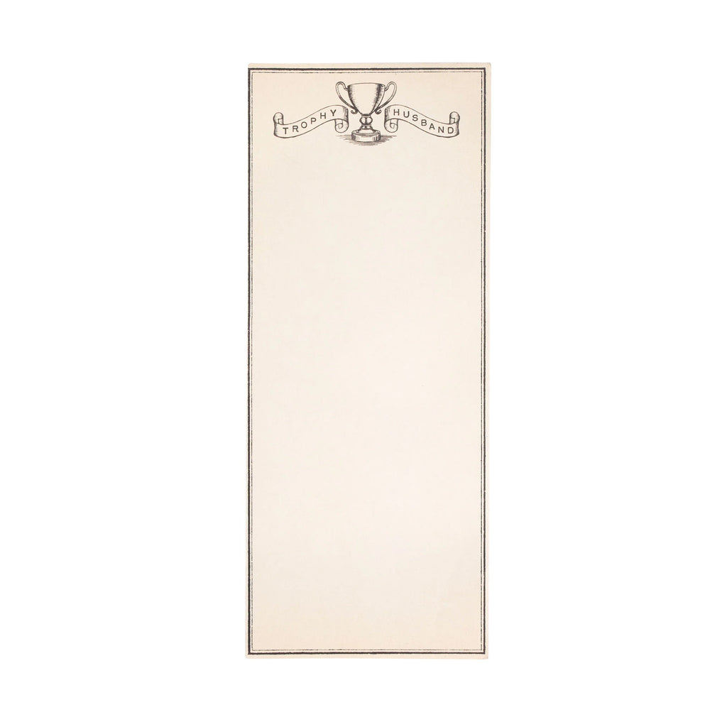 Trophy Husband Skinny Notepad