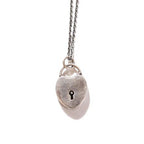 ***Small Heart Pendant (Always) Silver Necklace