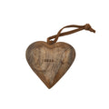 XOXO Heart Engraved Wood Hearts - (Small)