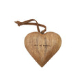 All My Heart Engraved Wood Hearts -  (Small)