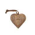 Adored Engraved Wood Hearts - (Small)