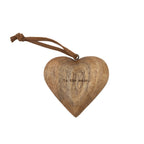 Large Engraved Wooden Hearts