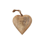 Keep This Close To Your Heart Large Engraved Wood Heart