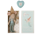 Tooth fairy mouse in matchbox-