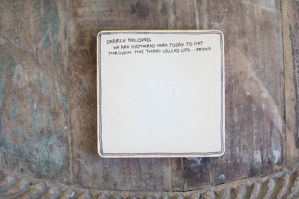Dearly Beloved Square Notepad