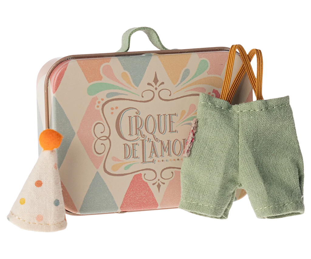 Clown Clothes in Suitcase