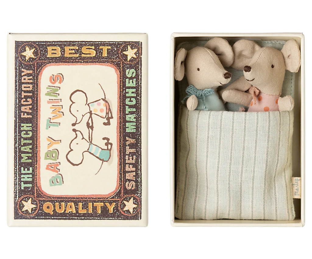 Baby Mice in Matchbox - Twins