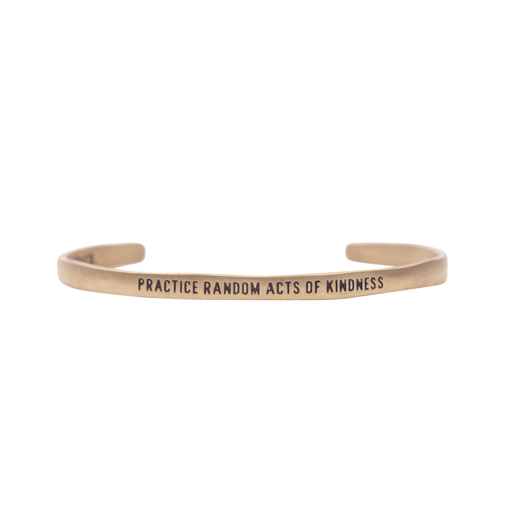 ***Brass Cuff- Practice Random Acts