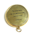 Peter Pan Compass with Leather Pouch
