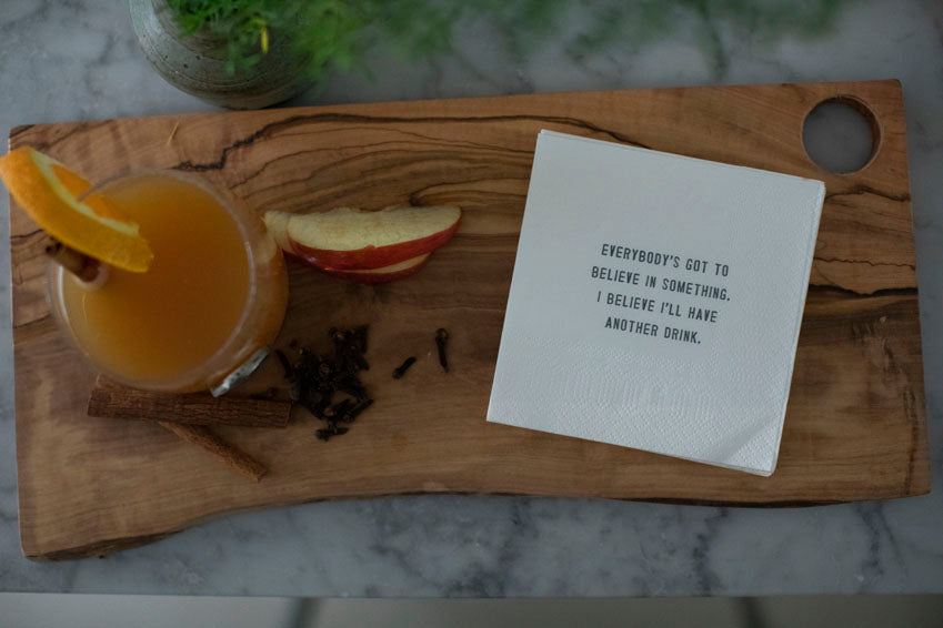Believe In Something Cocktail Napkins