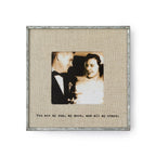 "My Sun" Zinc Linen Frame 3.5”x3.5"