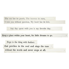 Poetry Sticks