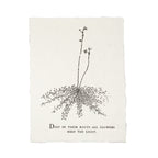 Botanical Handmade Paper Print