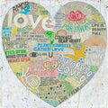 Choose Love Art Print in White - Gallery Wrap