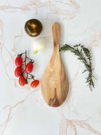 Olive Wood Round Spatula 9.5″