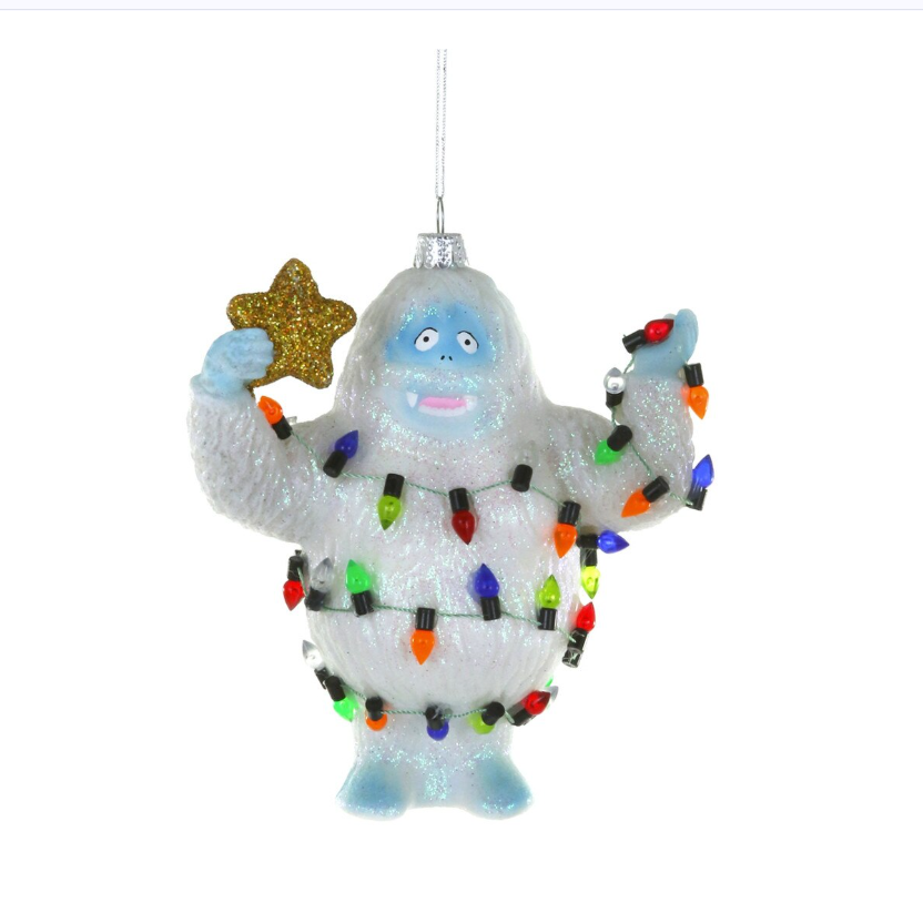 Bumble with Christmas Light Ornament