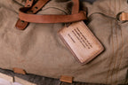 Peter Pan Leather Luggage Tag - 5”x3