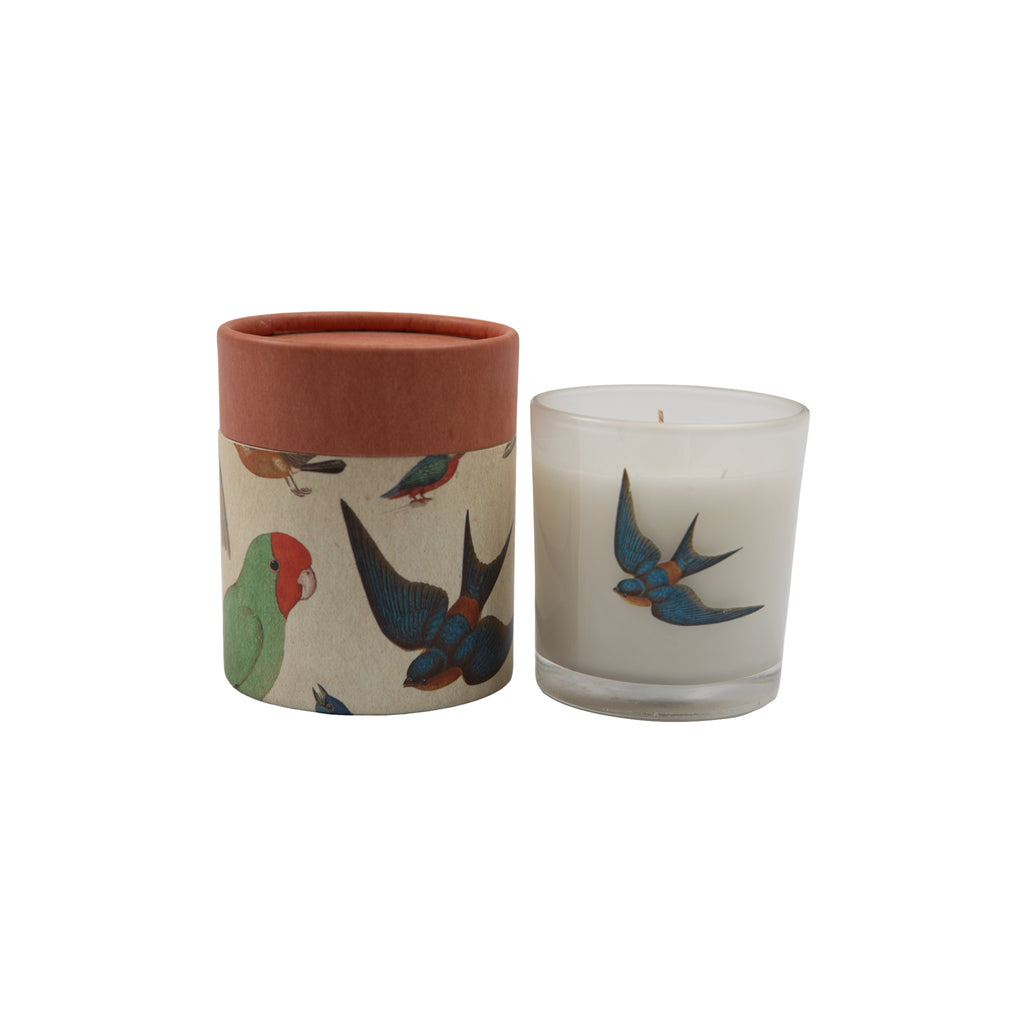 Blue Bird Flora & Fauna Candle