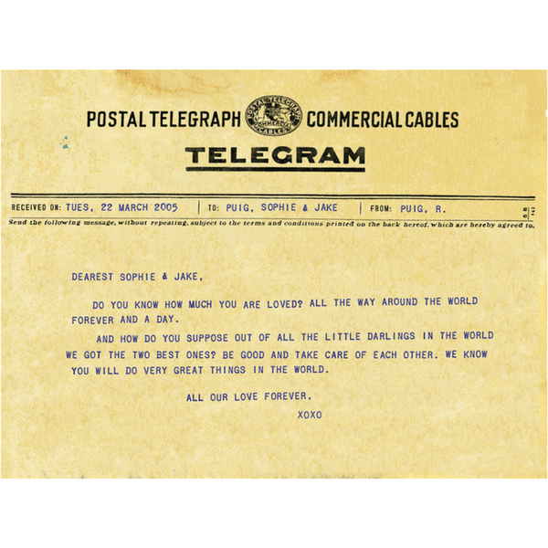 Custom Telegram - Art Print