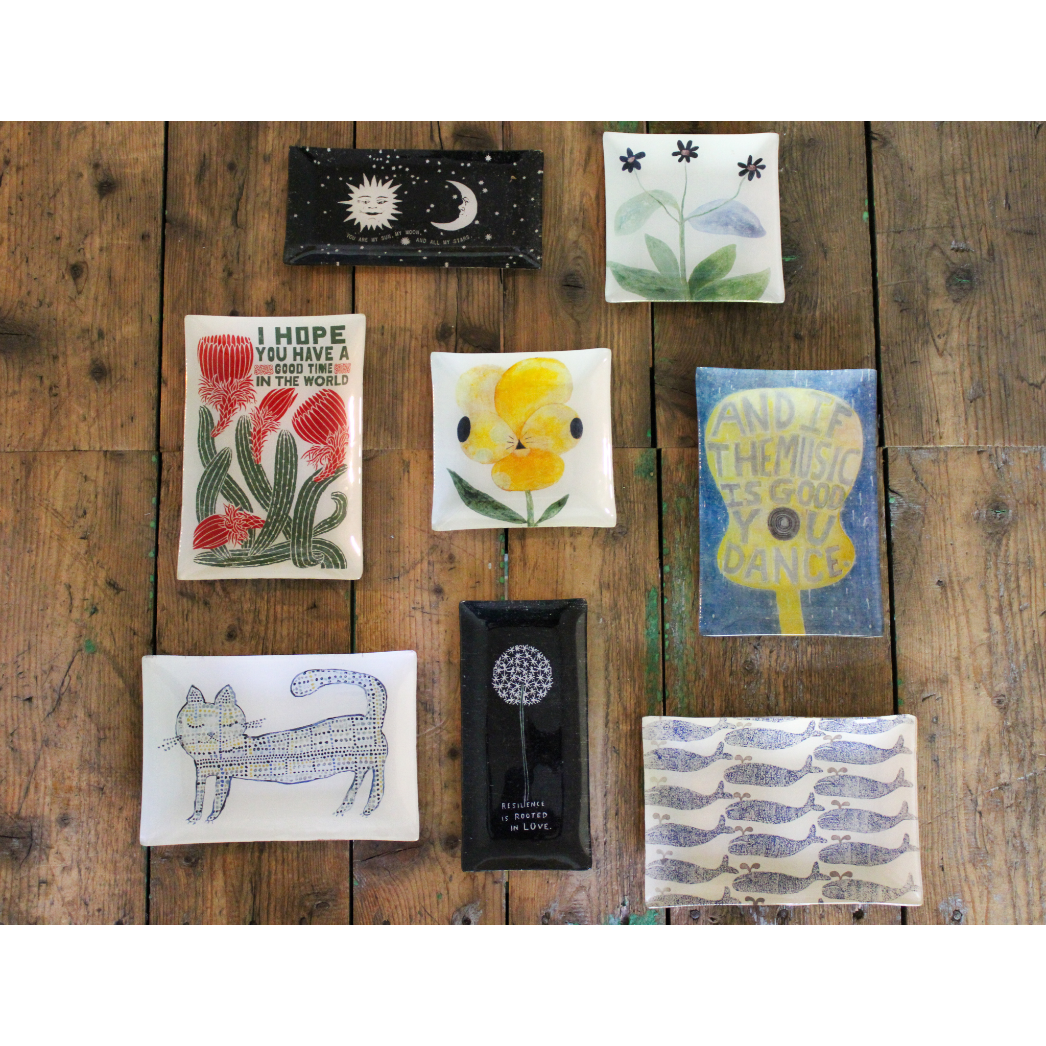 And If The Music Is Good Large Rectangular Decoupage Plate