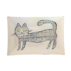 Mr. Cat Large Rectangular Decoupage Plate - 8.5" x 5.75"