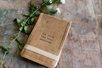 Big Ideas Mini Signature Leather Journal - Maple