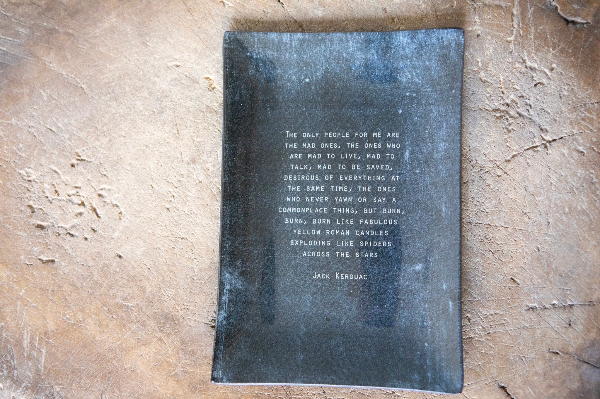 Jack Kerouac Large Rectangular Decoupage Plate
