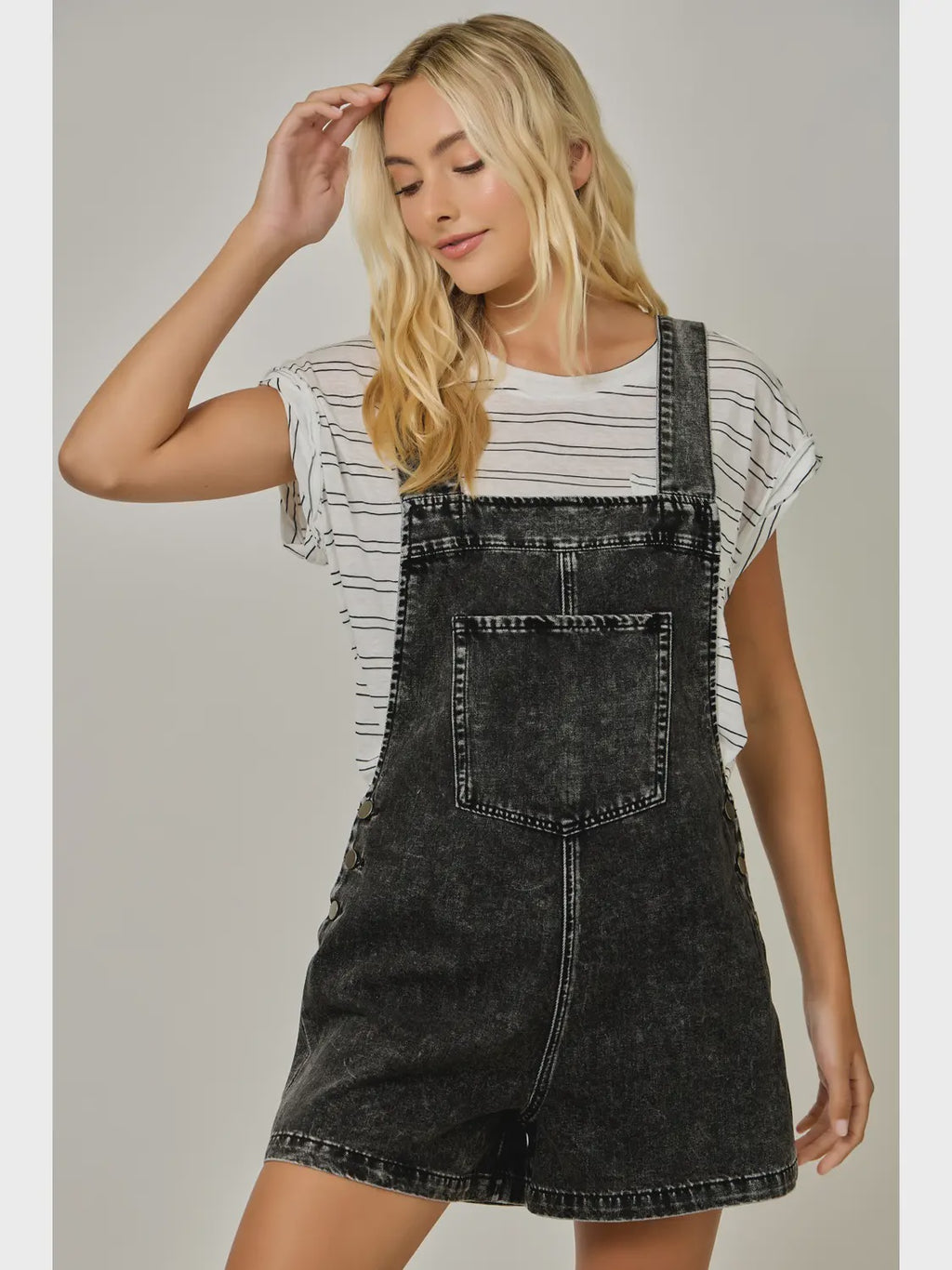 Denim Romper