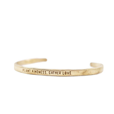 Articles of Love Collection - Brass Cuff