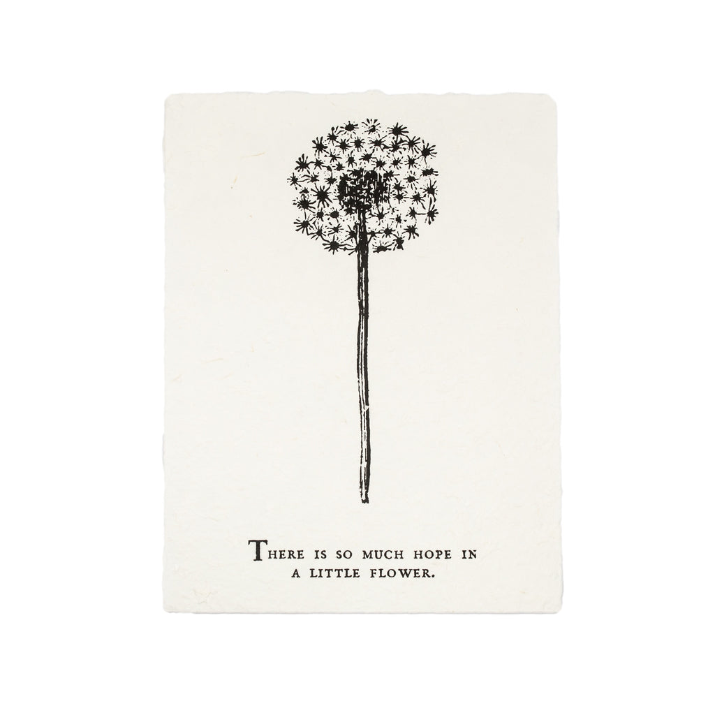 Botanical Handmade Paper Print