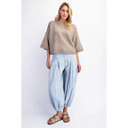 Crew Neck Oversized Sweater