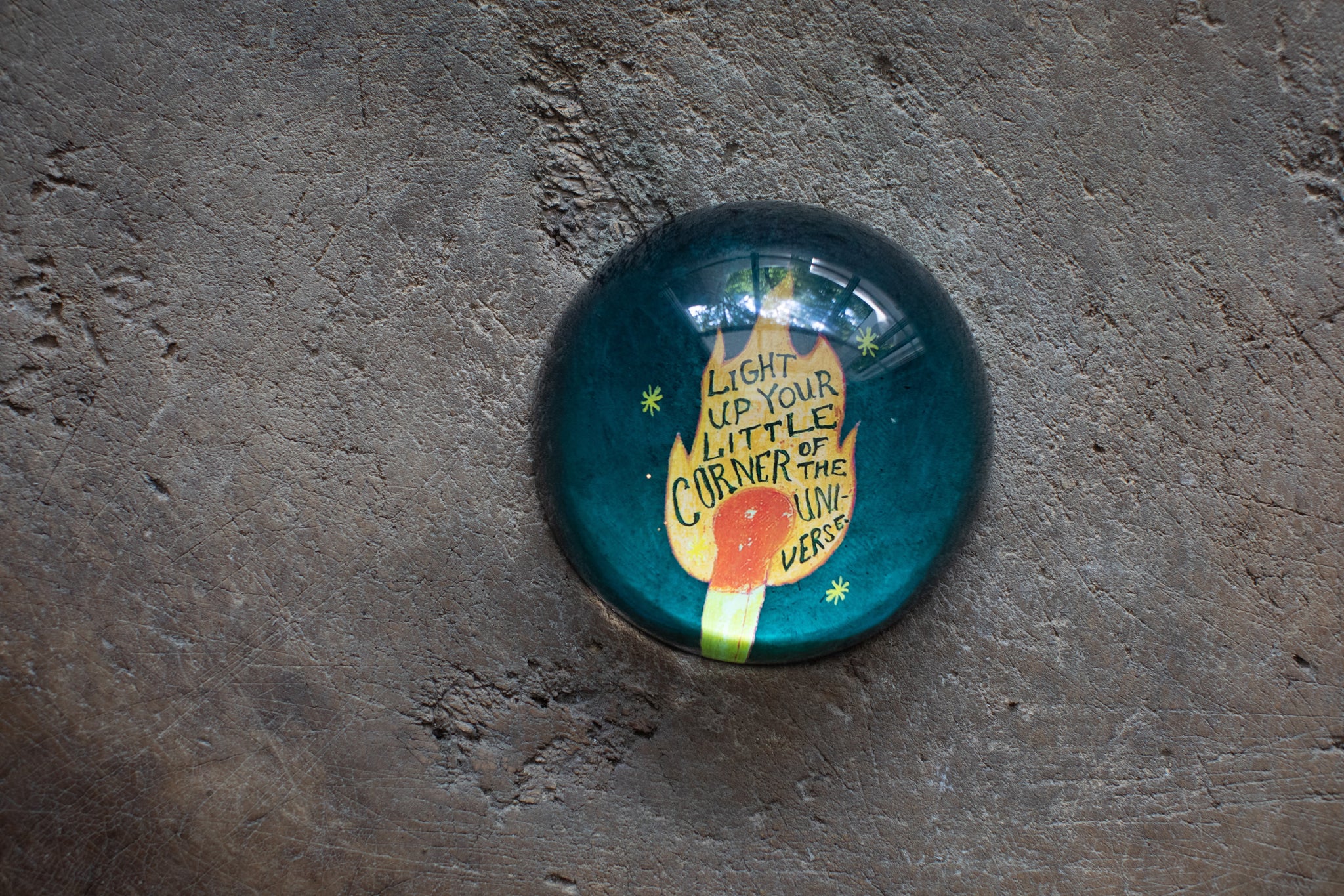 Light Up Your Little Corner Paperweight