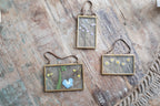 Vertical Brass Hanging Frame - 3” x 5"