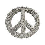 Peace Sign Whitewash Driftwood