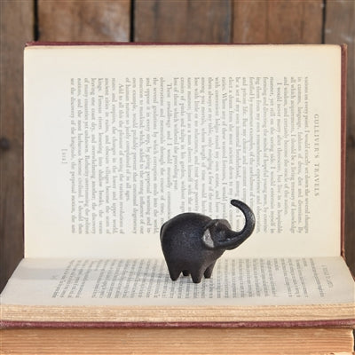 BOTERO CRITTER ELEPHANT, CAST IRON