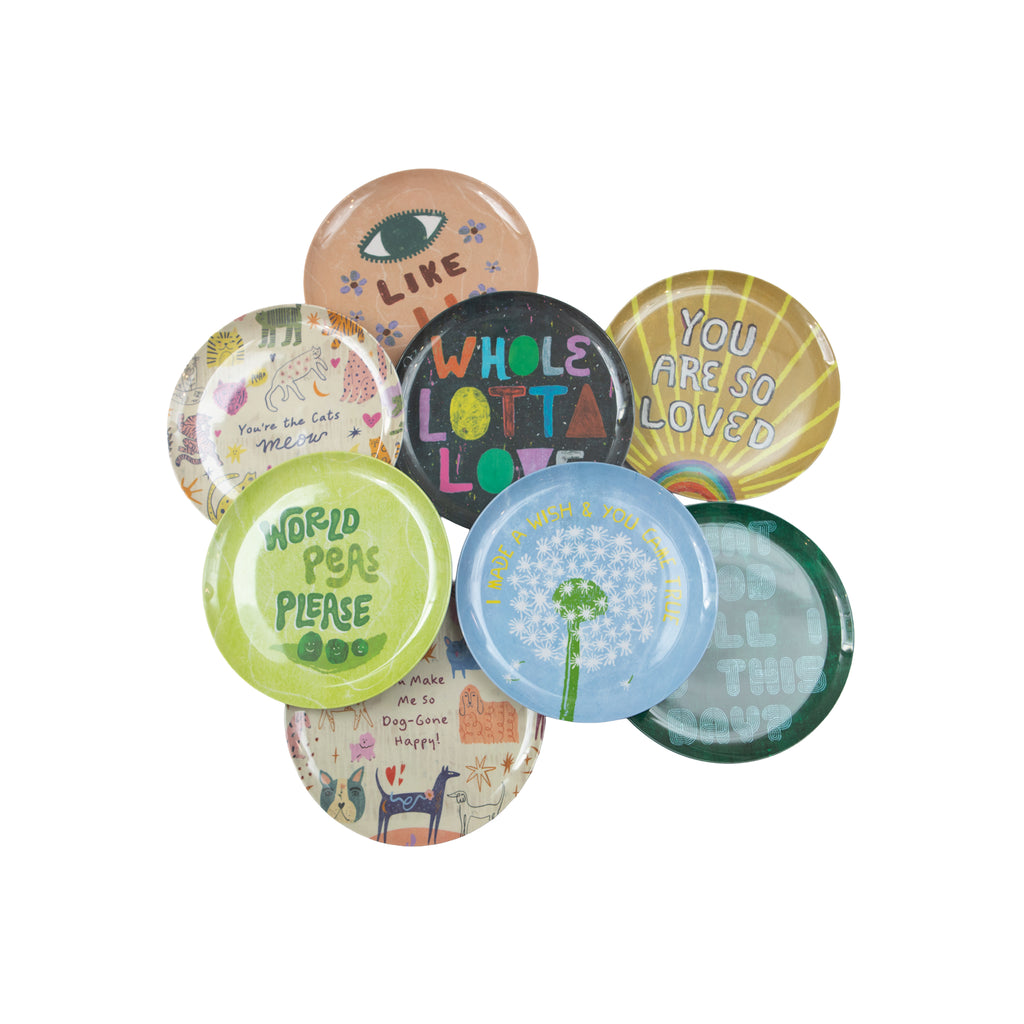 Whole Lotta Love Melamine Plates