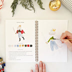 Nutcracker Watercolor Workbook