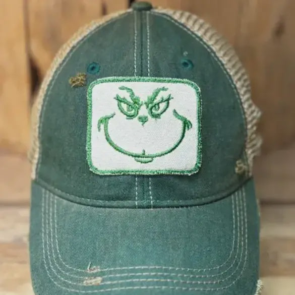 Grinch Trucker Hat