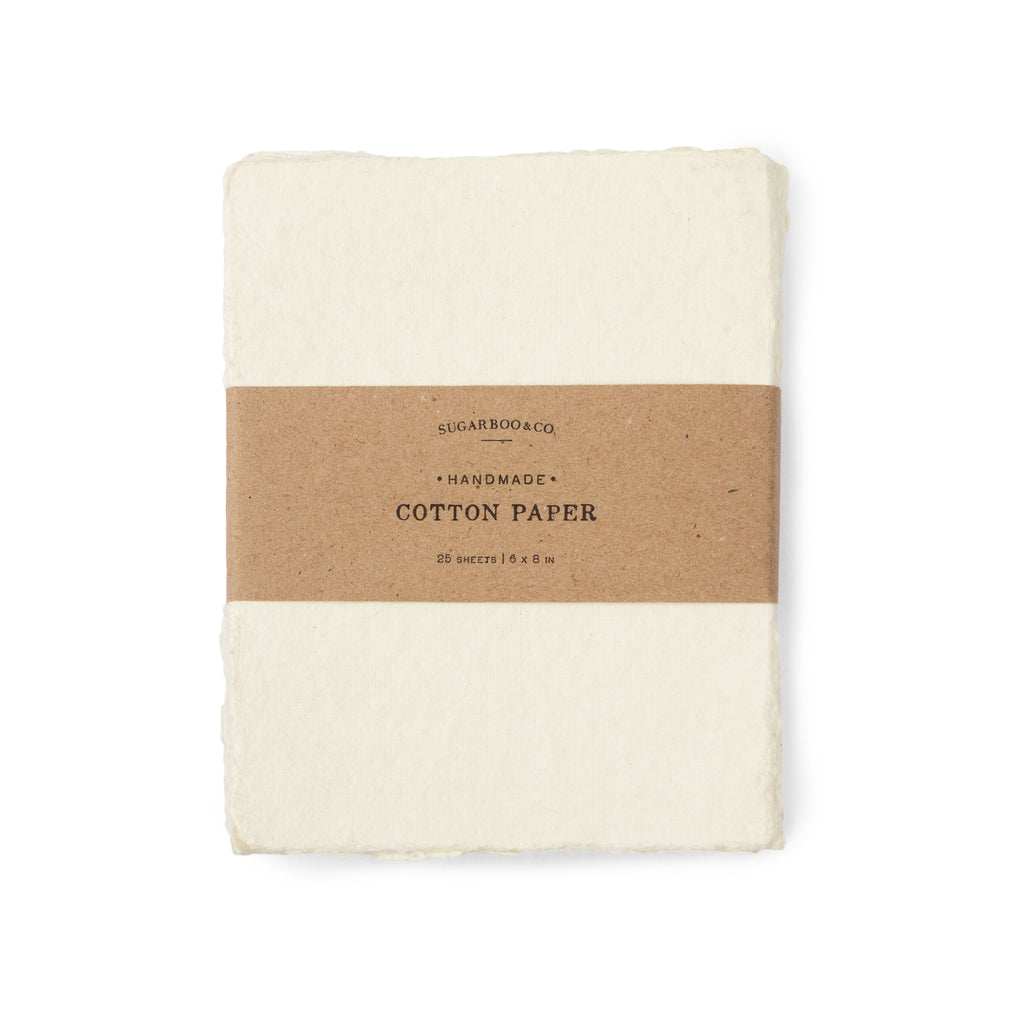 Handmade Cotton Paper Bundle - Cream
