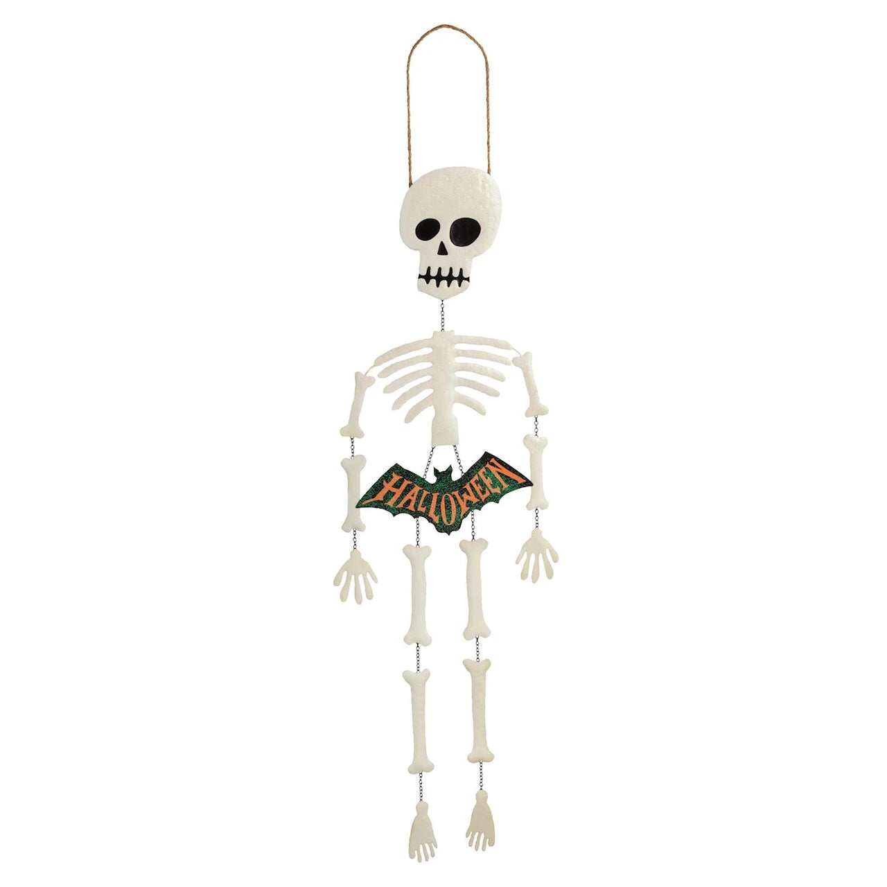 Glitter Skeleton Door Hanger